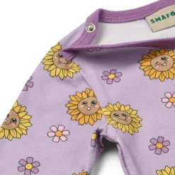 Elstar With Sunflowers Långärmad Baby Body Heather Purple><noscript><img width=