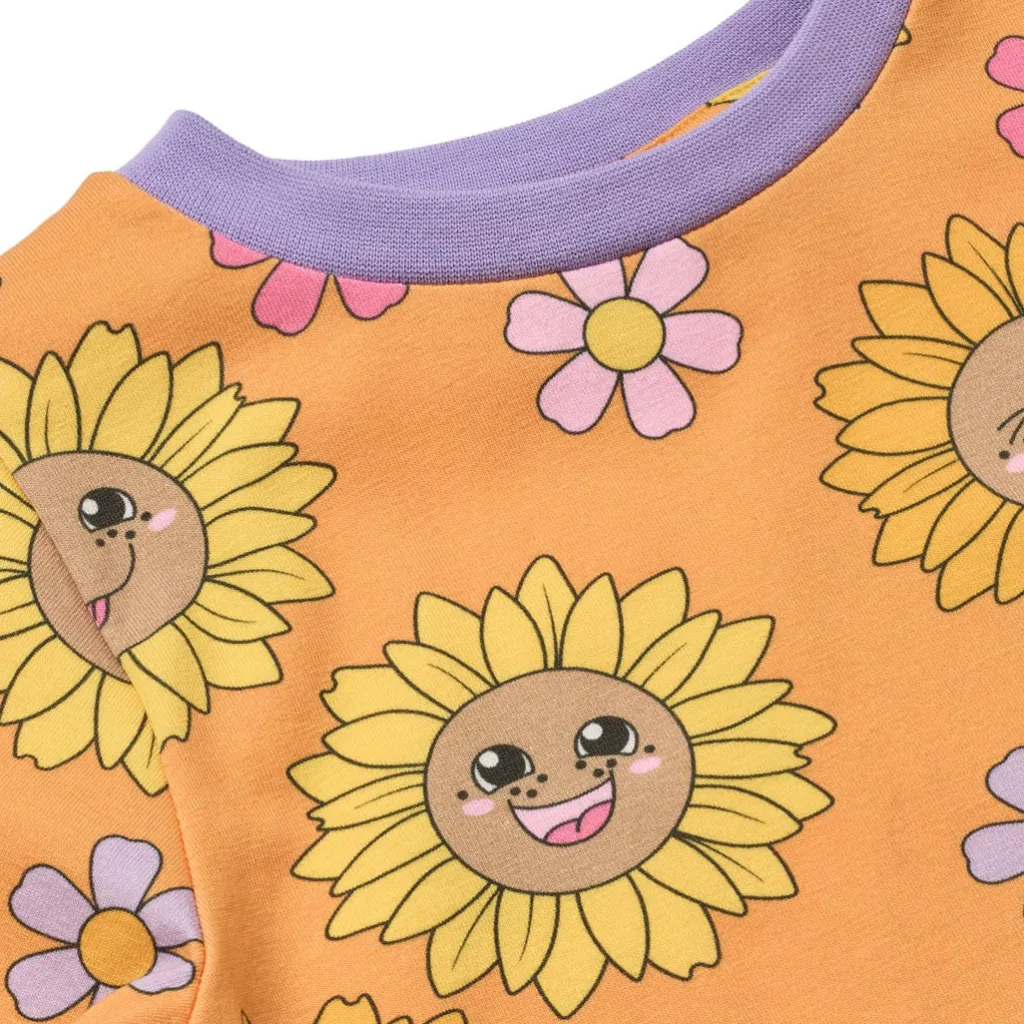 Elstar With Sunflowers Långärmad T-shirt Tangerine>Småfolk Clearance
