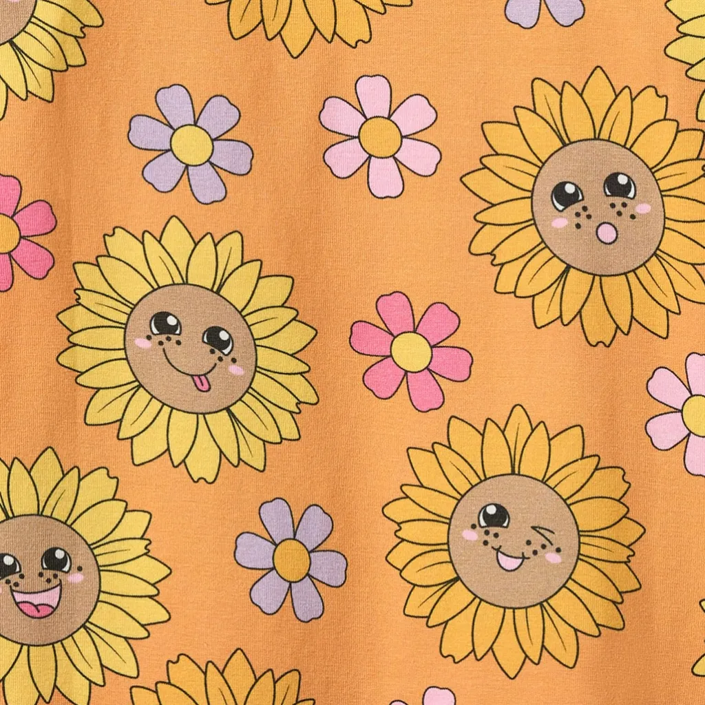 Elstar With Sunflowers Långärmad T-shirt Tangerine>Småfolk Clearance