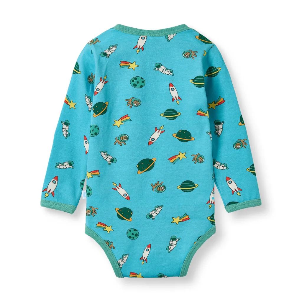 Elstar With The Universe Långärmad Baby Body Petit Four>Småfolk Online