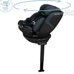 Emerald 360 S Bilbarnstol 0-12Y / 0-36 Kg Tonal Black><noscript><img width=