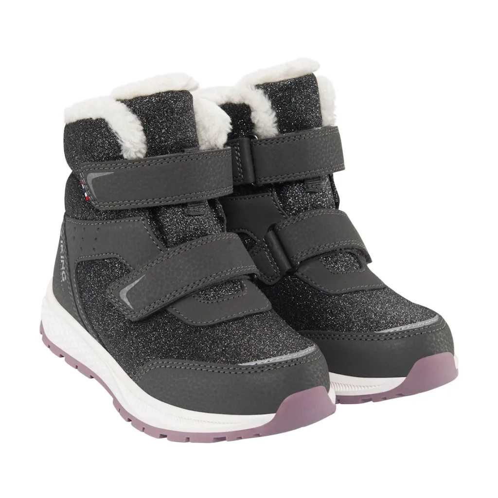 Equip Glitter Warm WP 2V Charcoal/Dusty Pink>Viking Discount