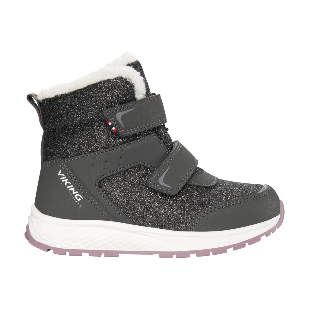 Equip Glitter Warm WP 2V Charcoal/Dusty Pink>Viking Discount