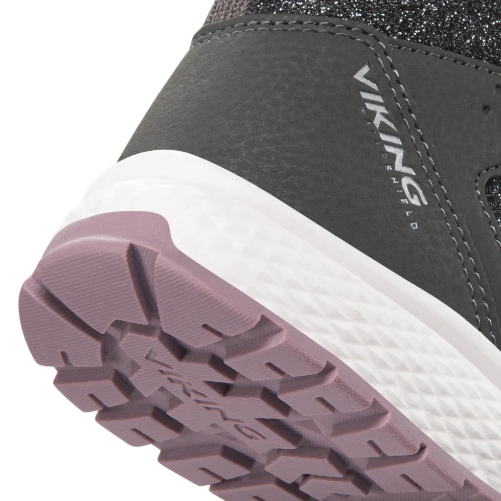 Equip Glitter Warm WP 2V Charcoal/Dusty Pink>Viking Discount