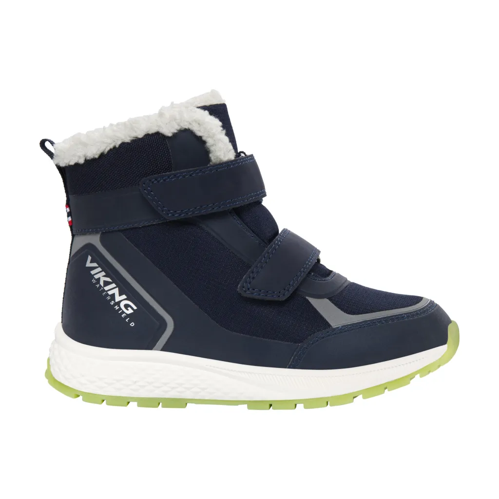 Equip Glow Warm WP 2V Vattentäta Skor Navy>Viking Hot