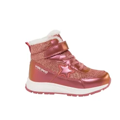Equip Star Warm WP 1V SL Vattentäta Skor Pink>Viking Outlet