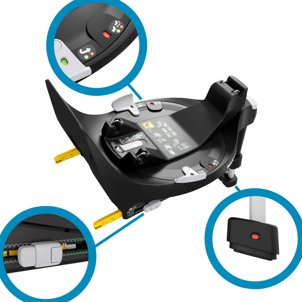 FamilyFix 360 ISOFIX Bilstolsbas Black>Maxi-Cosi Hot