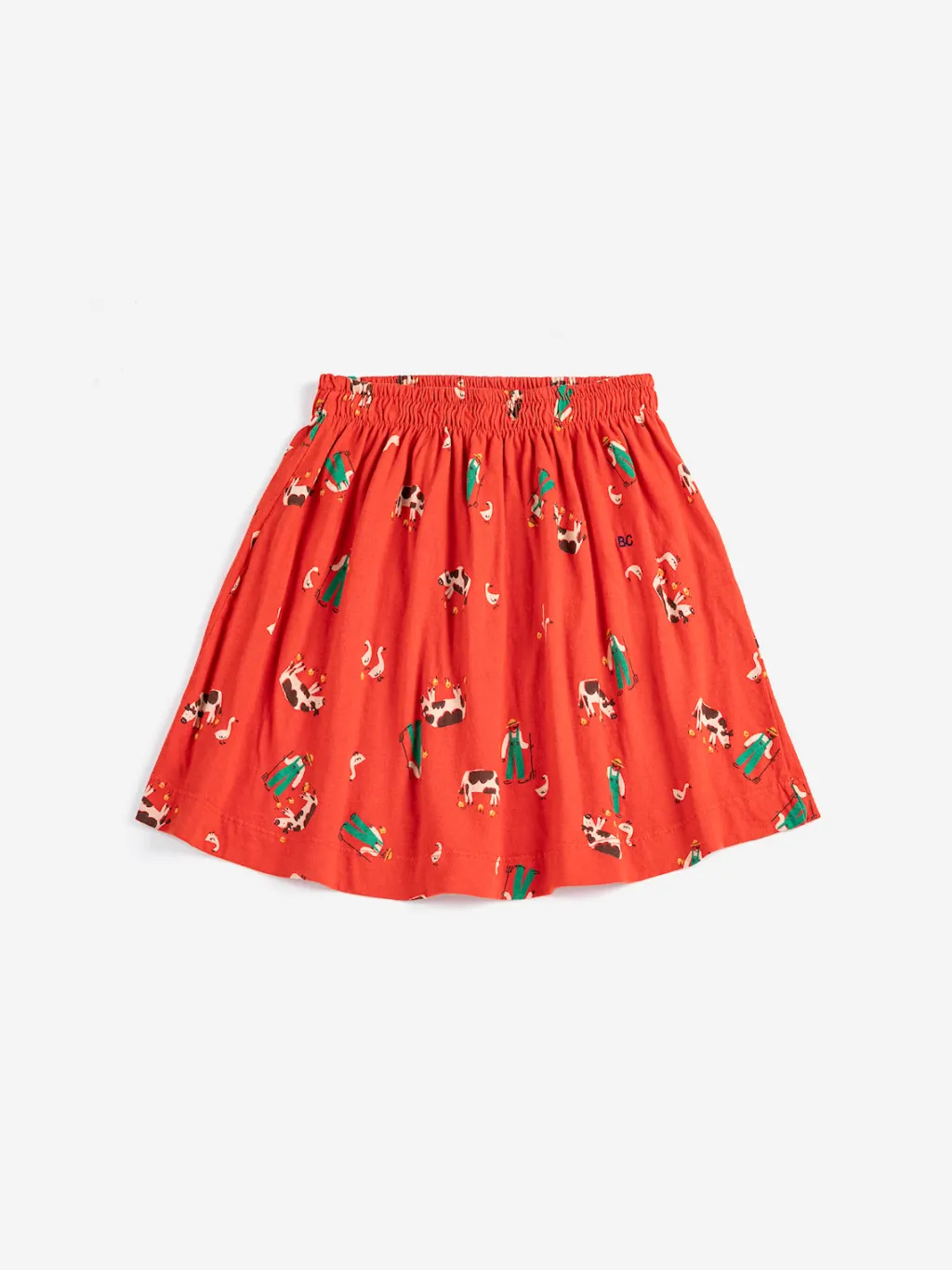 Farm Adventure All Over Kjol Red>Bobo Choses New