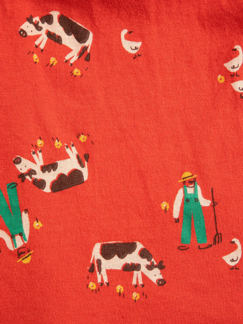 Farm Adventure All Over Kjol Red>Bobo Choses New