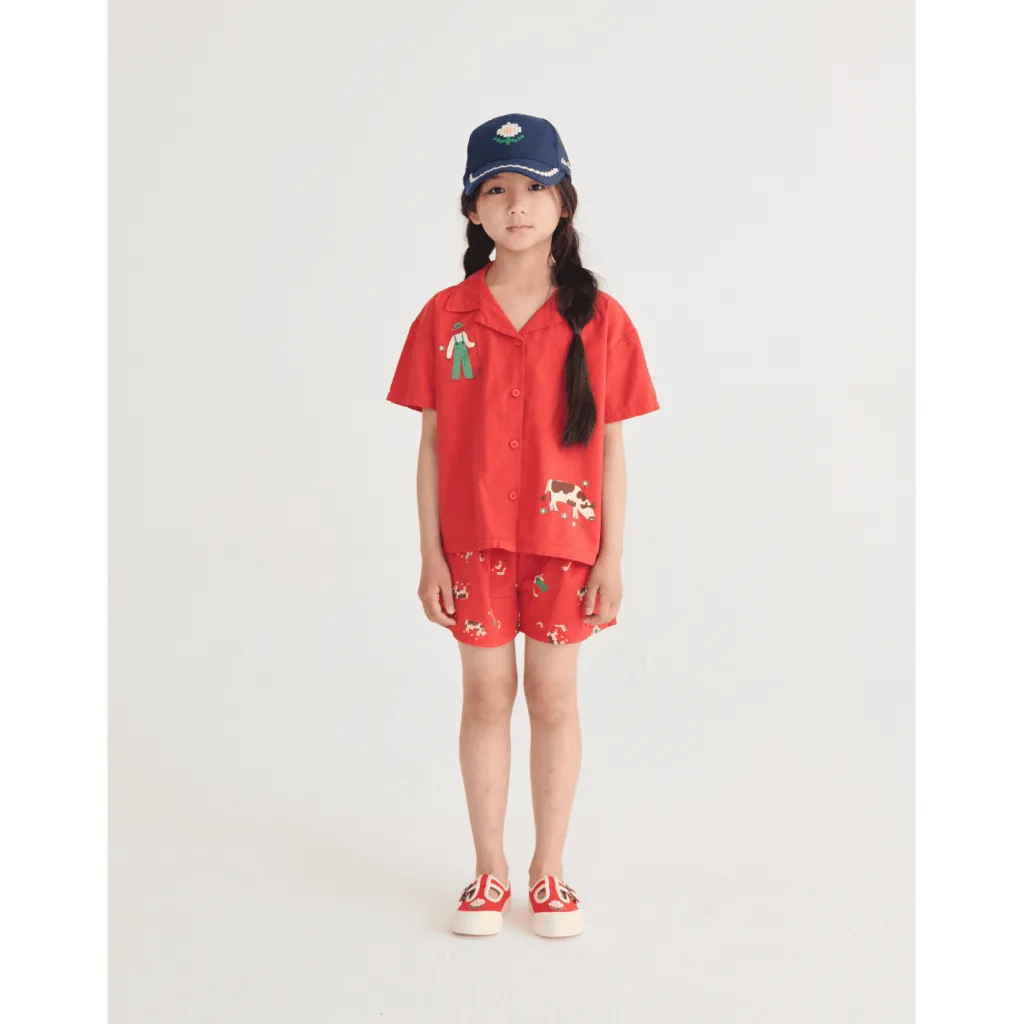 Farm Adventure Skjorta Red>Bobo Choses Discount