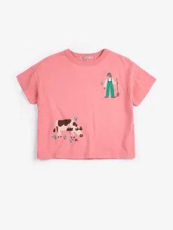 Farm Adventure T-shirt Pink>Bobo Choses Hot