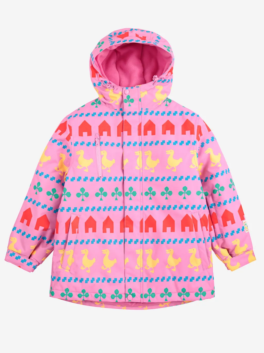 Farm All Over Skidjacka Fuchsia>Bobo Choses Discount