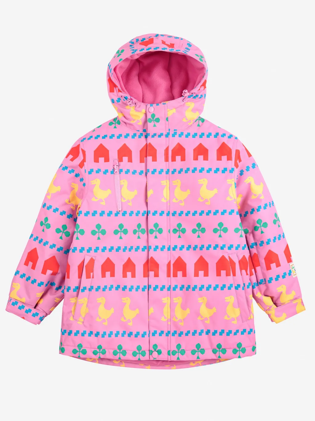 Farm All Over Skidjacka Fuchsia>Bobo Choses Discount