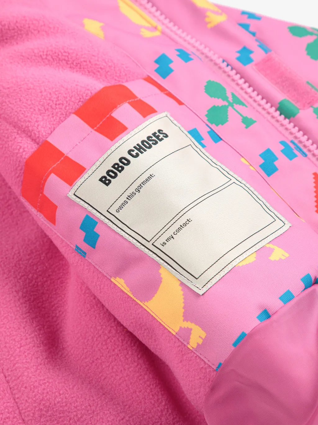 Farm All Over Skidjacka Fuchsia>Bobo Choses Discount