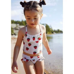 Fiji Mönstrad Tankini Med Jordgubbar Gräddvit><noscript><img width=