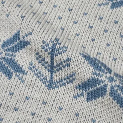 Fin Stickad Tröja Fair Isle Snowflake>Flöss Clearance