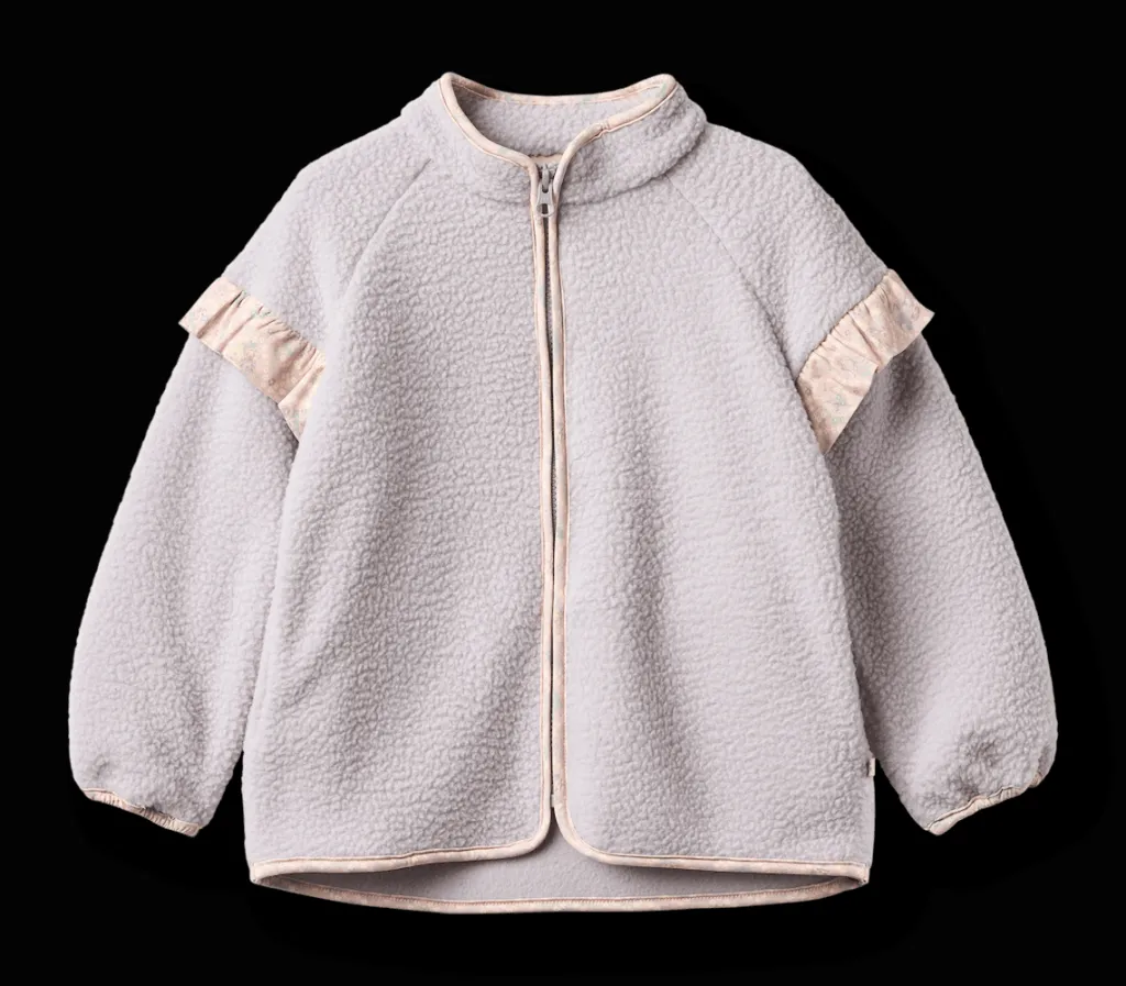 Fleece Jacket Ellena Lavender Rain>Wheat Hot