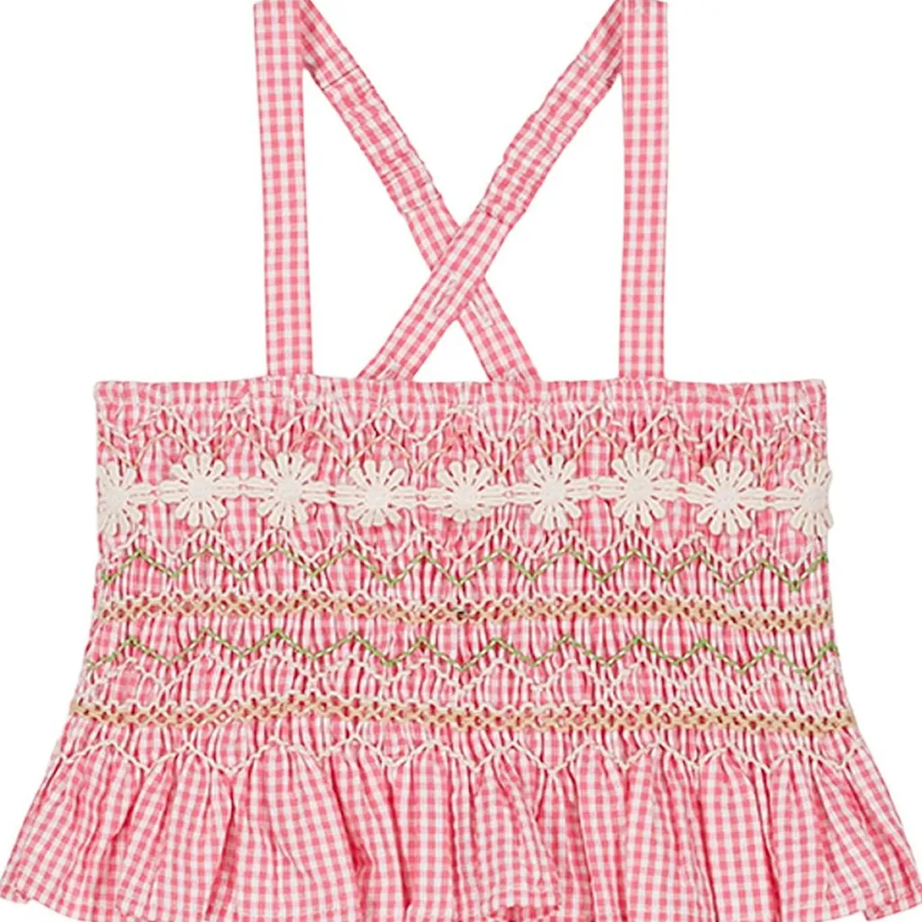 Florentina Camisole Pink Fragola Vichy>Louise Misha Sale