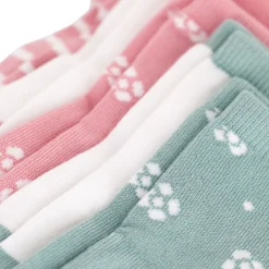 Flowers 5-pack Bomullsstrumpor Green Pink>Petit Bateau Hot
