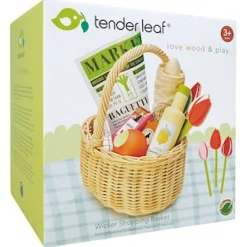 Flätad Korg Fylld Med Varor Beige><noscript><img width=