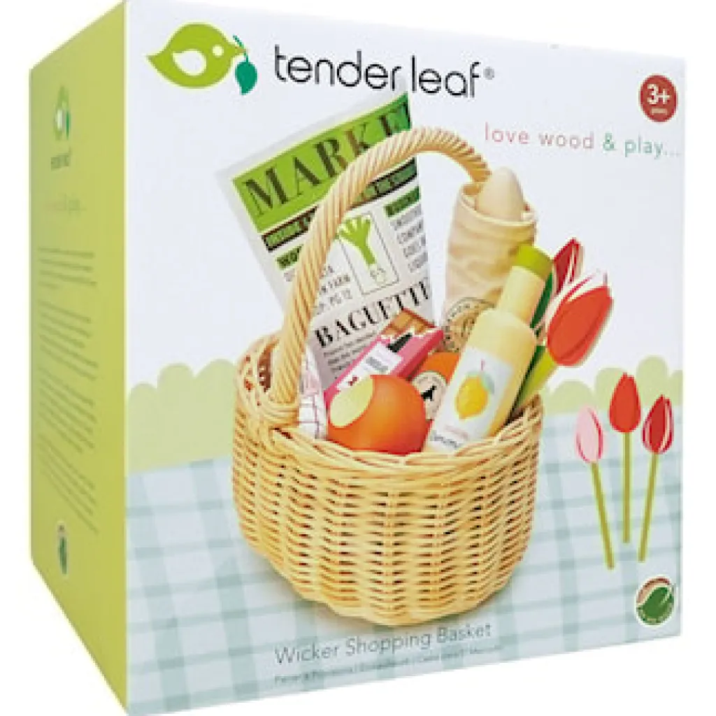 Flätad Korg Fylld Med Varor Beige>Tender Leaf Sale