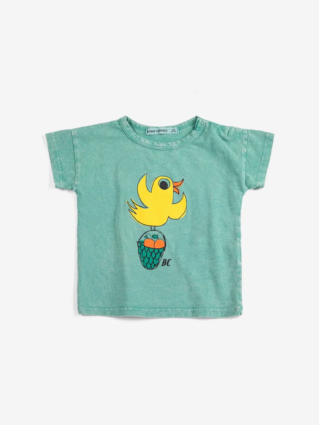 Flying Oranges T-shirt Green>Bobo Choses Best