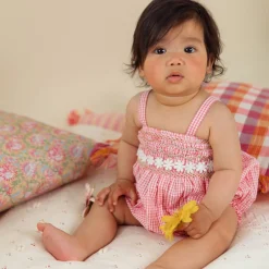 Franscesca Romper Pink Fragola Vichy><noscript><img width=