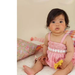 Franscesca Romper Pink Fragola Vichy><noscript><img width=