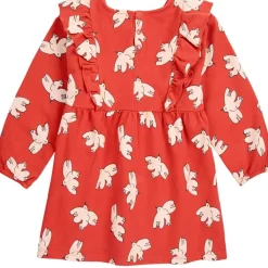 Freedom Bird Mönstrad Baby-klänning Röd>Bobo Choses Sale