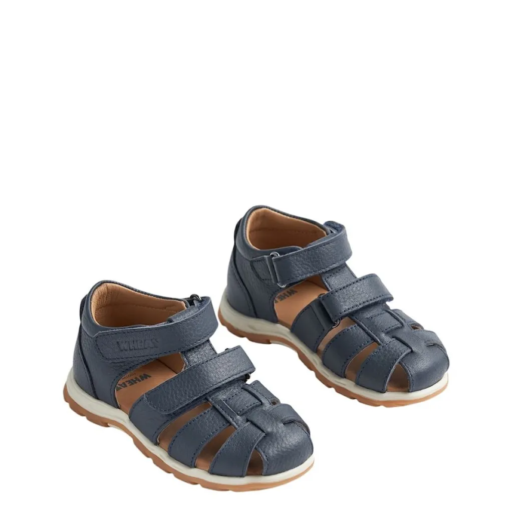 Frei Sandaler Navy>Wheat Clearance