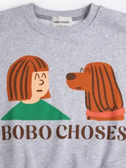 Friends In A Pickle Sweatshirt Heather Grey>Bobo Choses Online