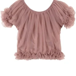 Frilly Princess Topp Mauve>DOLLY by Le Petit Tom New
