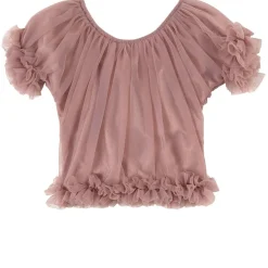 Frilly Princess Topp Mauve>DOLLY by Le Petit Tom New