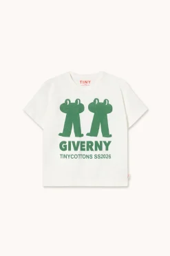 Frog & Frog Graphic T-shirt Off-white>Tinycottons Sale