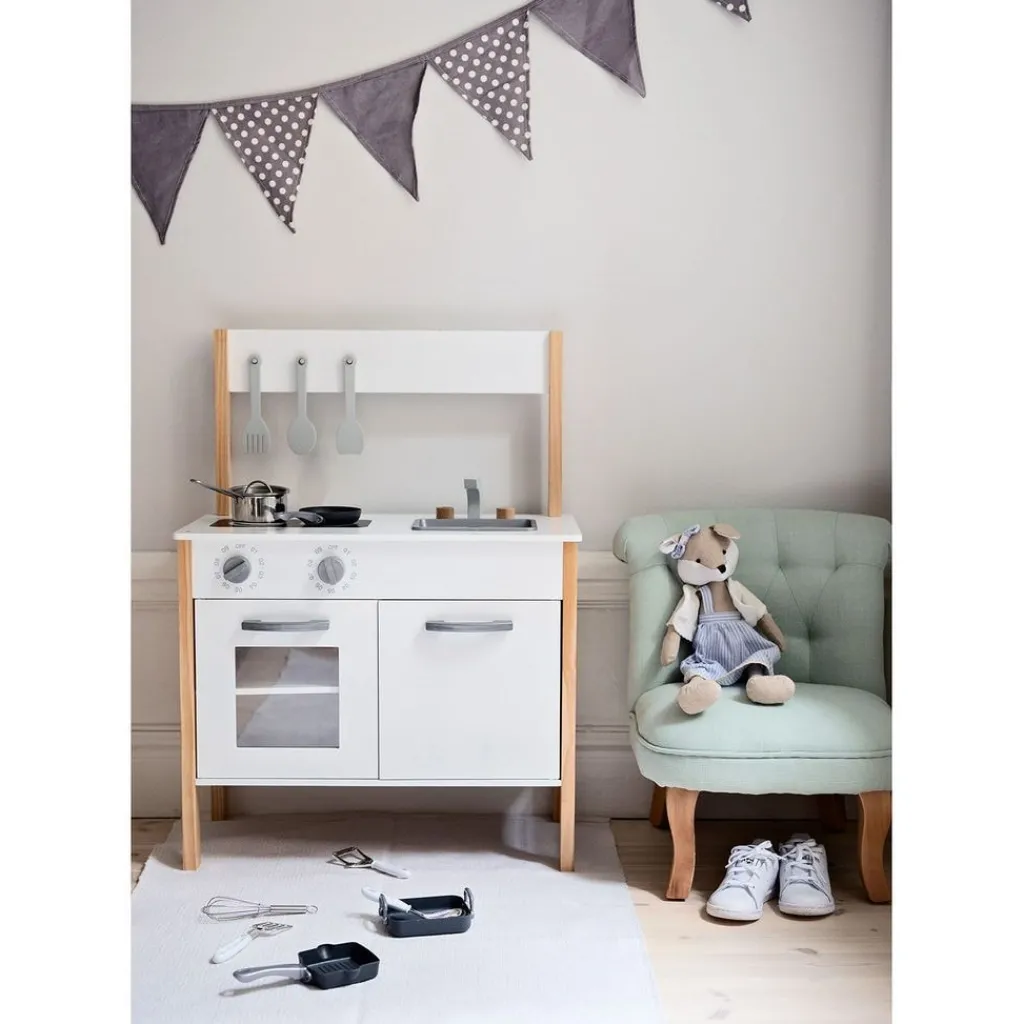 FSC 100% Classic Scandinavian Leksakskök Vit>Stoy Online