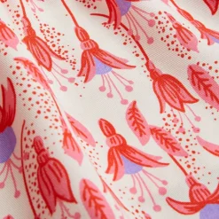Fuchsia Aop Vävd Ballongkjol Röd><noscript><img width=