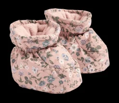 Fuffa Vadderade Babybooties Rose Powder Flowers>Wheat Online