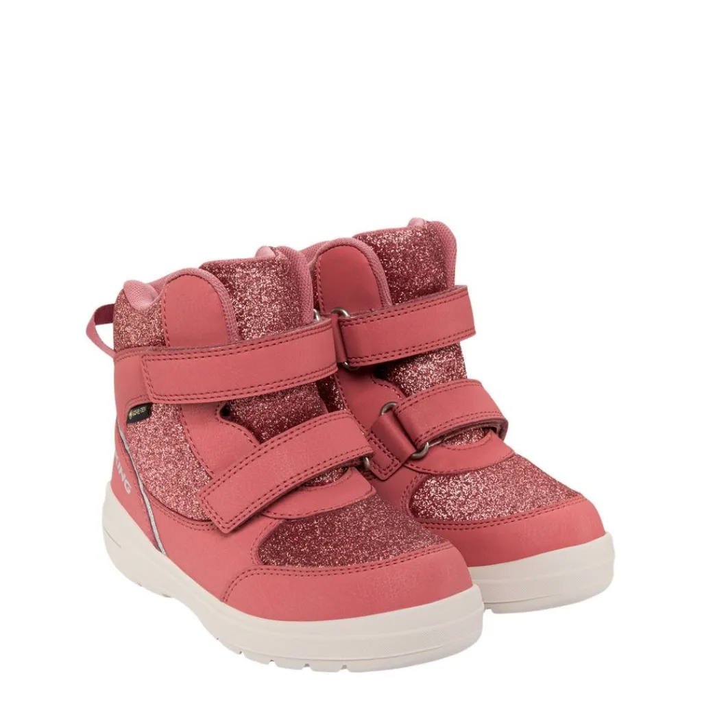 Fun GTX 2V Glittriga Varma Kängor Rosa>Viking