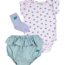 Funny Snail Babykläder Set Lavender>Bobo Choses Outlet