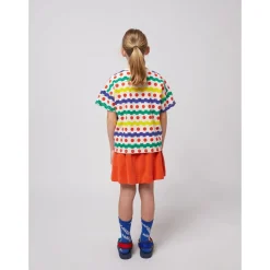 Geometric All Over Våfflad T-shirt Offwhite><noscript><img width=