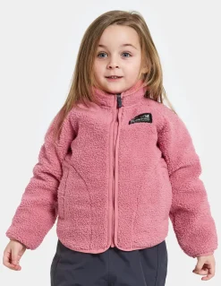 Gibbs Kids 2 Jumper Med Halv Dragkedja Heather Pink>Didriksons Sale