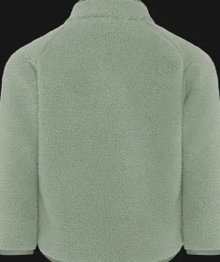 Gibbs Kids 2 Jumper Med Halv Dragkedja Light Moss>Didriksons Clearance