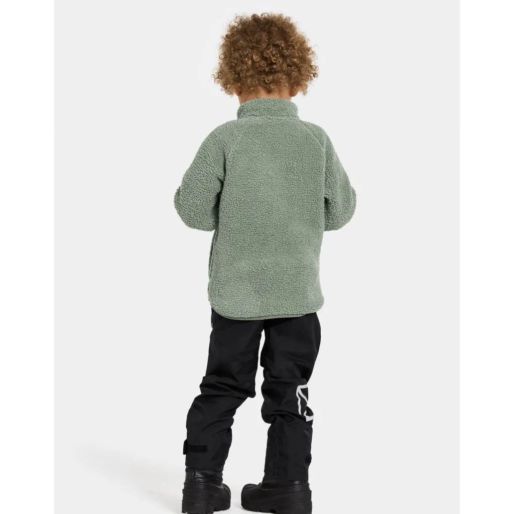 Gibbs Kids 2 Jumper Med Halv Dragkedja Light Moss>Didriksons Clearance