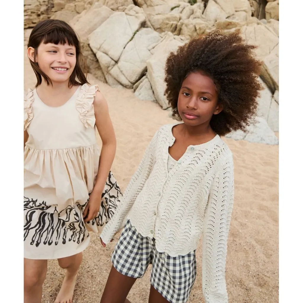 Gigi Knitted Cardigan Sand Melange>Molo Sale