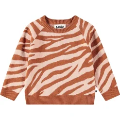 Gilby Stickad Babytröja Zebra>Molo Best