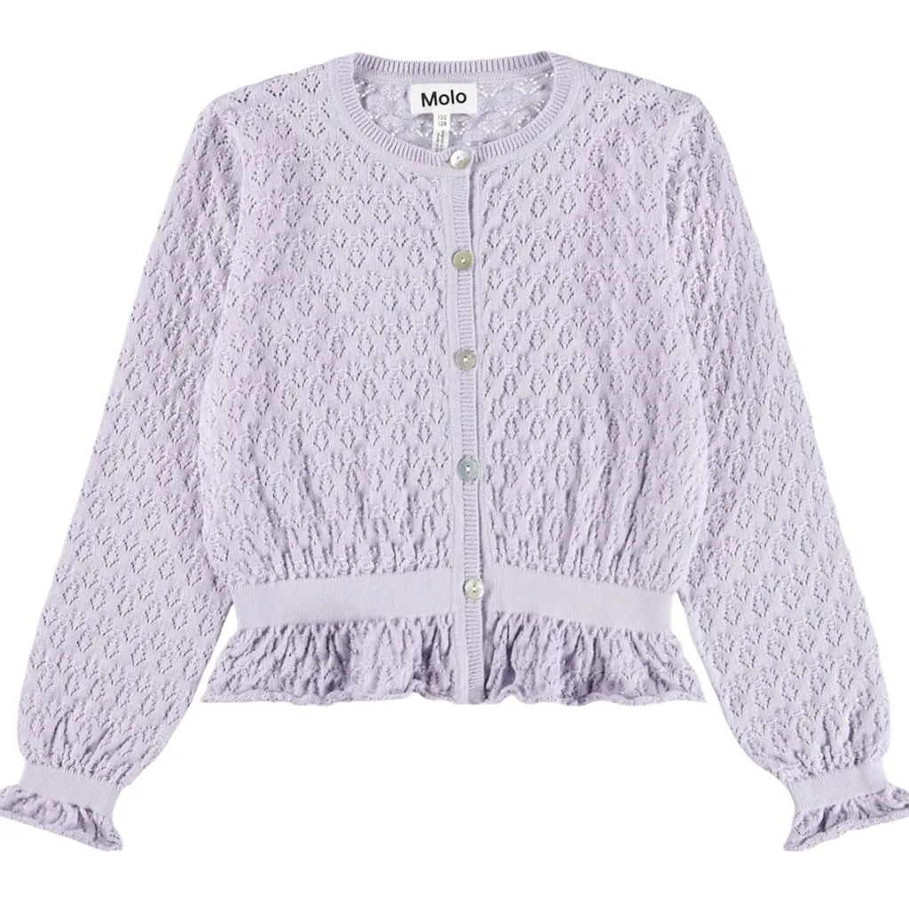 Gilda Cardigan Thistle>Molo Hot