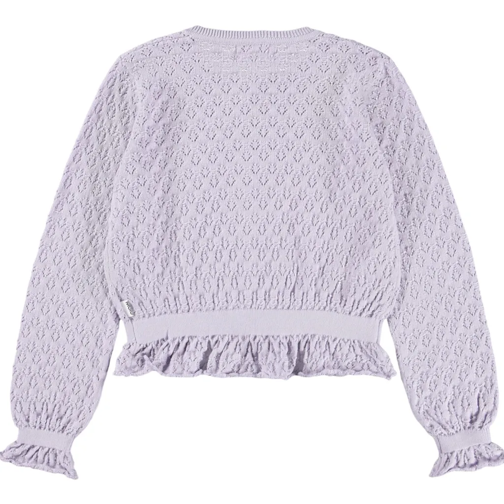 Gilda Cardigan Thistle>Molo Hot