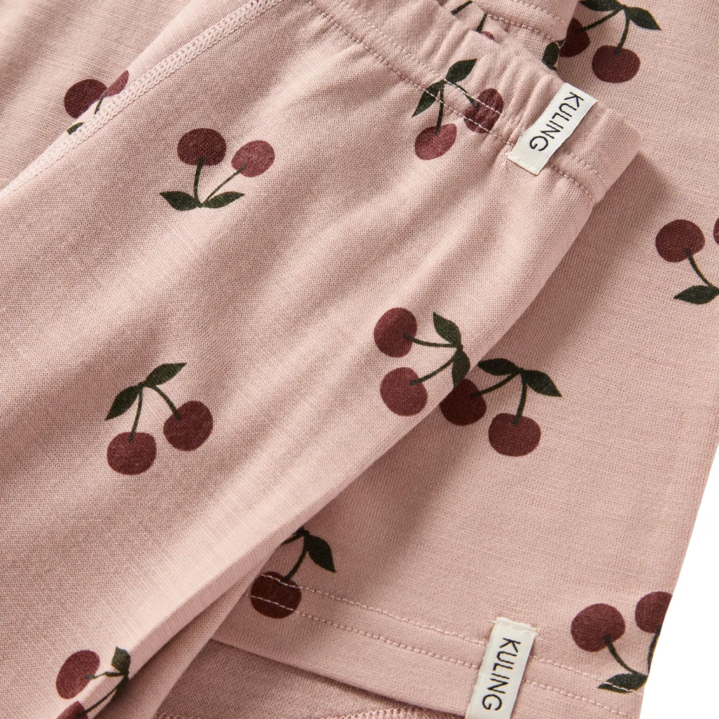 Gisborn Baselayer-set I Ull Och Bambu Woody Rose Cherry>Kuling Outlet