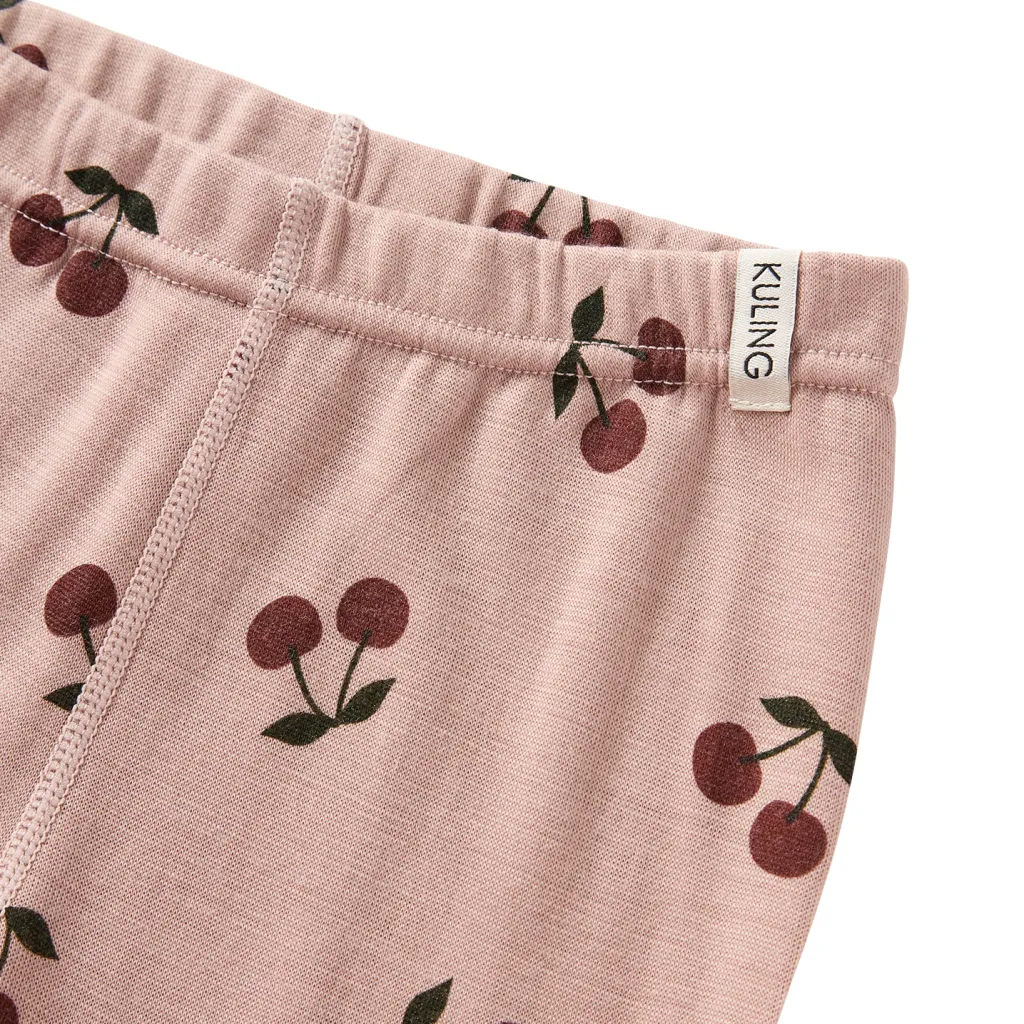 Gisborn Baselayer-set I Ull Och Bambu Woody Rose Cherry>Kuling Outlet