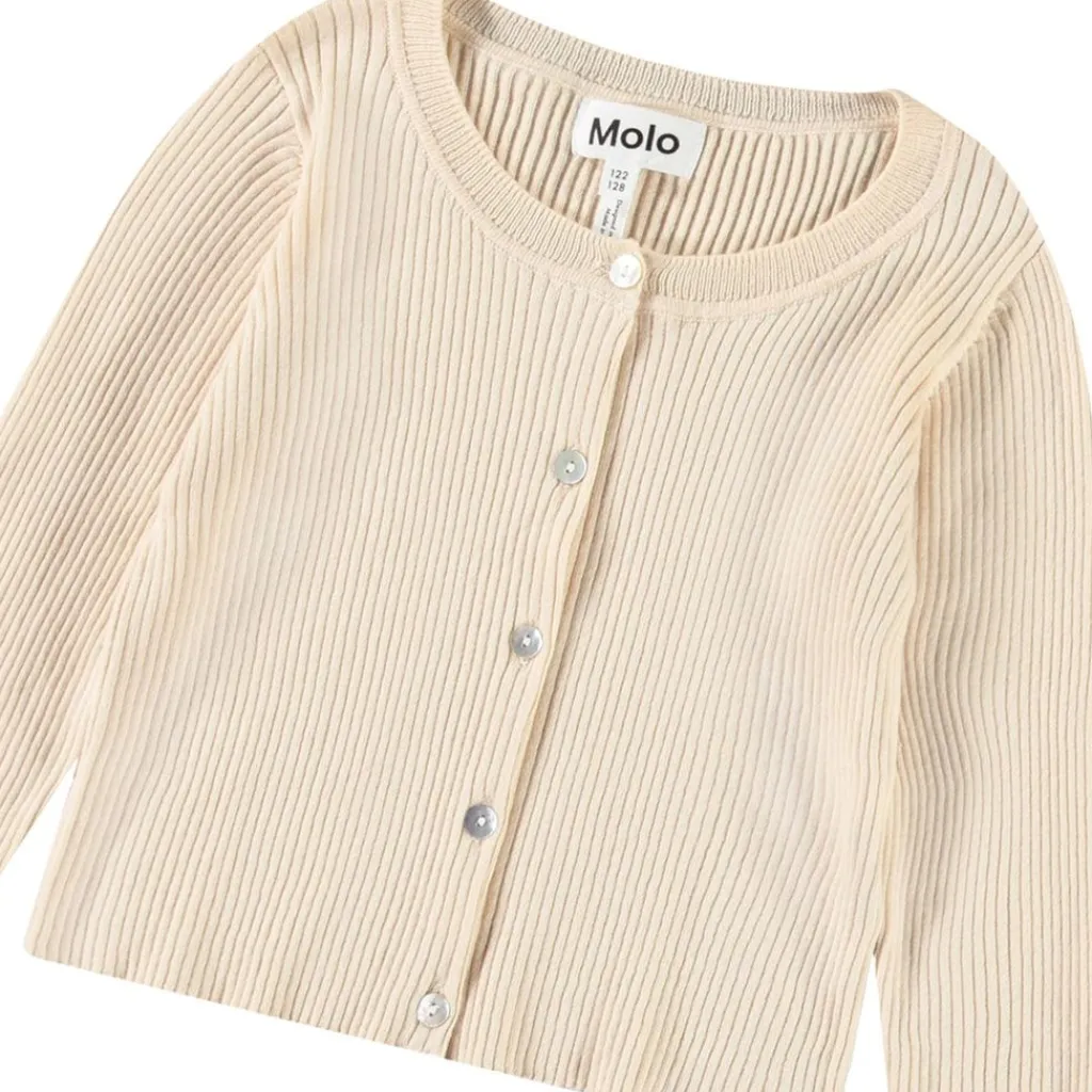 Giselle Knitted Cardigan Brazilian Sand>Molo Sale